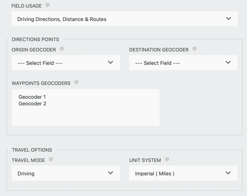 Directions Field - Geolocation For Ninja Forms