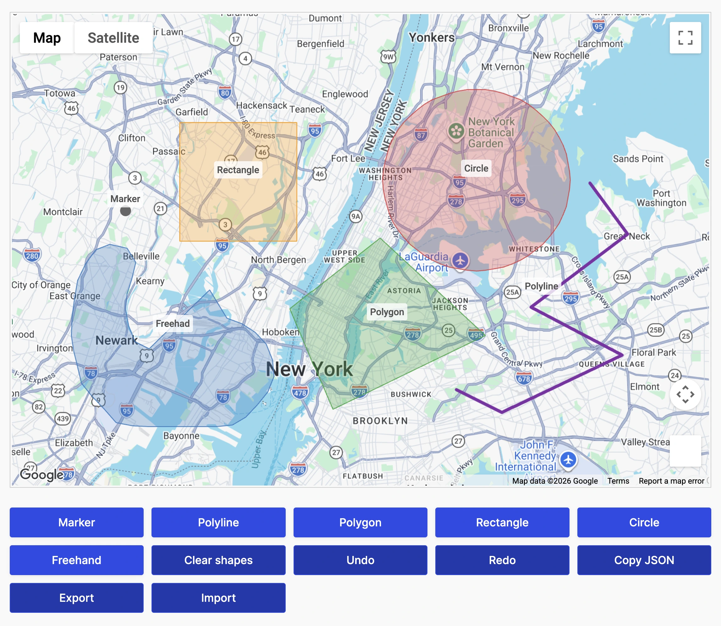 Ninja Forms Geolocation Selected Shape
